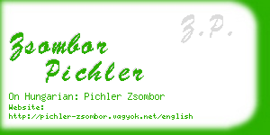 zsombor pichler business card